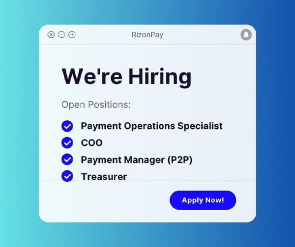 🚀 Открыты 4 позиции: Payment Operations Specialist, Операционный директор (COO), Payment Manager (P2P), Казначей (Treasurer)!